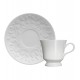 Xicara 190ml Para Chá Com Pires Tassel Porcelana Germer